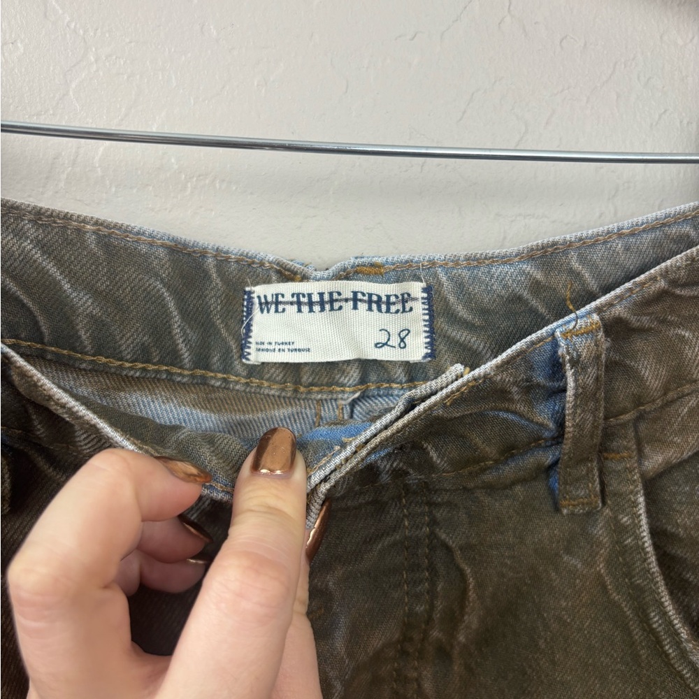 NWOT - We The‎ Free - Good Luck Coated Barrel Jeans - Picture 4 of 8